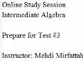 Practice Test 4 Solutions to #21b, 22b, 26, 3...