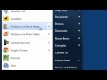Windows Live Movie Maker: Pin to Start Menu
