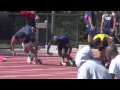 Joey Johnson 100m at Maurice Compton Invitati...