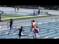 Davon Wilson and Aubrey Conley 110HH at Colle...