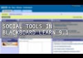 New Social Tools in Blackboard Service Pack 1...