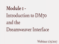 Module 1 - Introductions and Dreamweaver Inte...