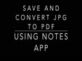 Notes app