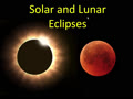 solar and lunar eclipses