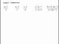 Math 40 6.1C Common errors in simplifying rational expressions