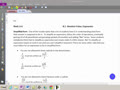 Math 141 R.2A Simplified form for polynomials radials negative exponents rational exp and complex fractions