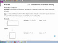 Math 40 2.2A Formulas you need to know