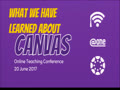 What We Have Learned about Canvas 